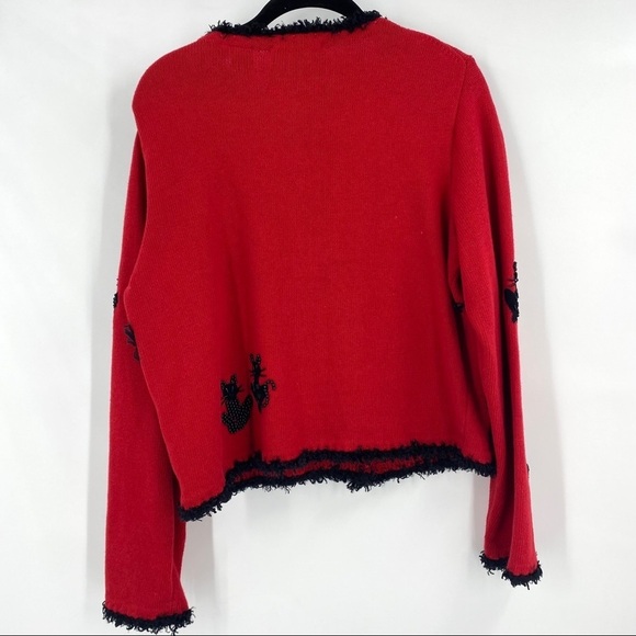 Michael Simon Kitty Kat Vintage Sweater Size P/M - Picture 11 of 14